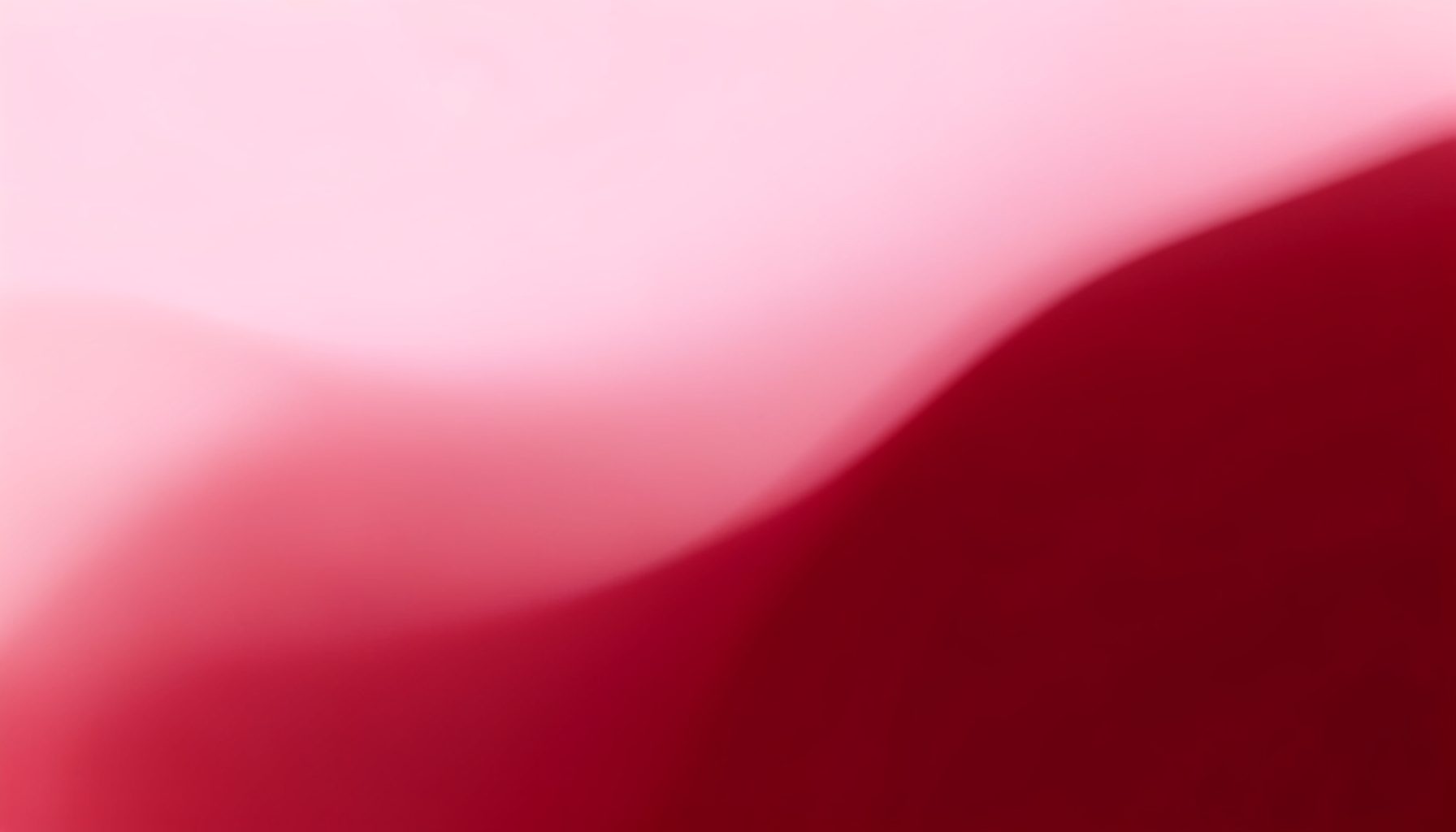 Soft blush pink and deep crimson abstract gradient with smooth, flowing transitions